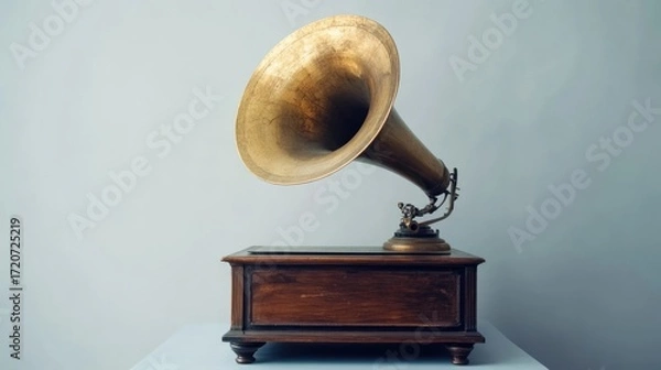 Obraz Vintage Gramophone: A Relic of the Past's Melodies