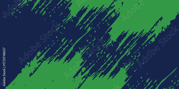 Obraz Blue and green sports background design with an abstract modern template. Vector illustrations of sports players in various activities. Football, basketball, baseball, tennis, rugby, cycling.
