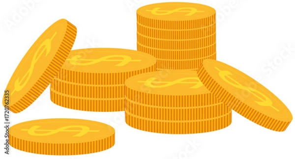 Obraz Dollar Money Vector Illustration