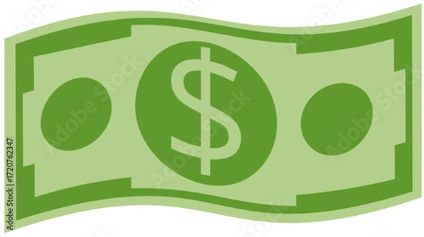 Obraz Dollar Money Vector Illustration
