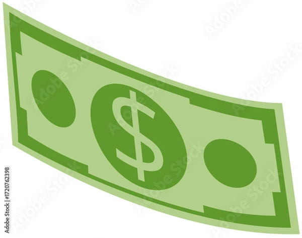 Obraz Dollar Money Vector Illustration