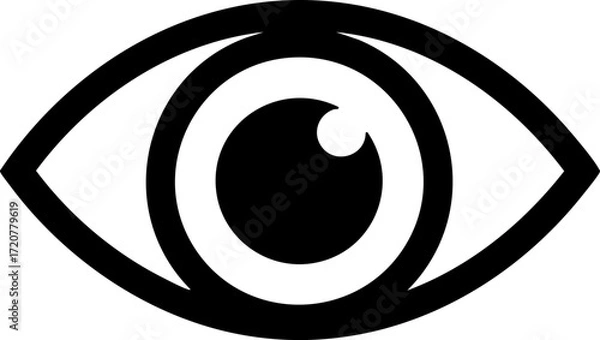 Obraz Human Eye Outline