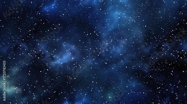 Fototapeta Immerse in the Breathtaking Cosmic Starry Sky: A Visual Journey Through Glimmering Galaxies, Twinkling Stars, and Celestial Wonders for Wall Art, Digital Backdrops, Desktop Wallpapers, and Creative Pr