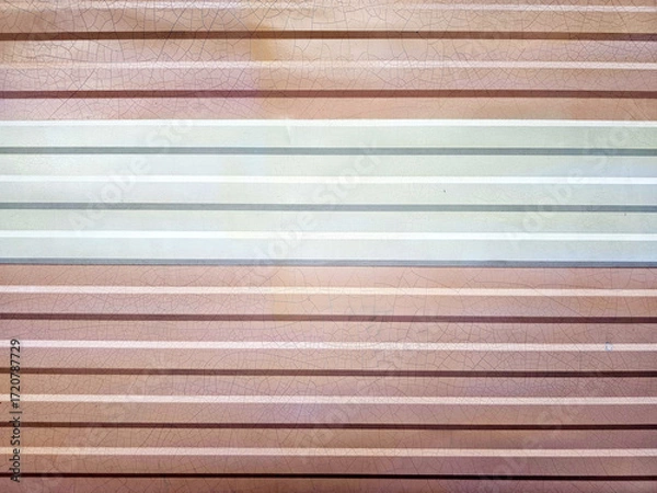 Fototapeta Cracked and Peeling Horizontal Siding Texture.