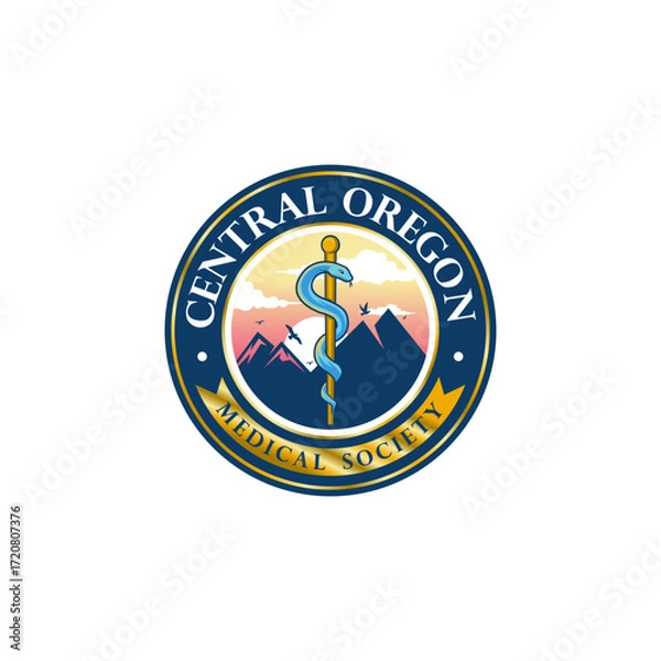 Obraz Central Oregon logo design ideas