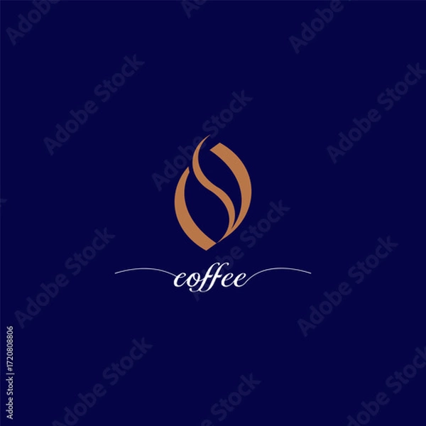 Obraz Coffee modern logo design ideas