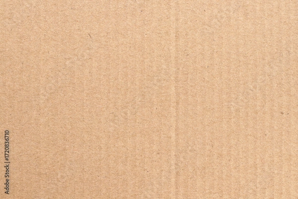 Fototapeta Brown cardboard sheet abstract background, texture of recycle paper box in old vintage pattern for design art work.