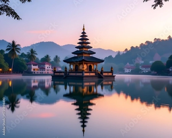 Obraz  Lake Reflection at Dawn