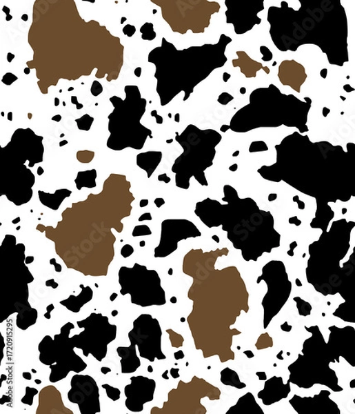 Fototapeta abstract animal seamless pattern, isolated texture textile 