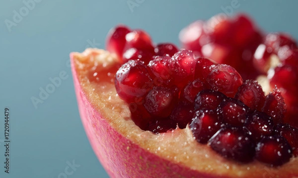 Obraz Close up of Fresh and Juicy Pomegranate Seeds