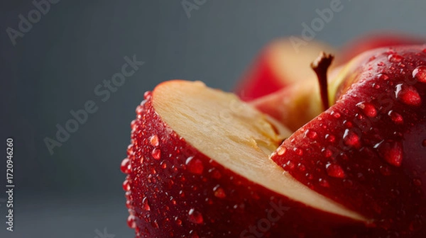 Obraz Full and juicy red apples