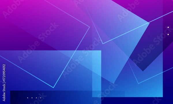Fototapeta Abstract colorful geometric background