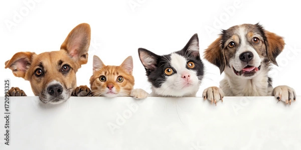 Obraz group of dogs and dog