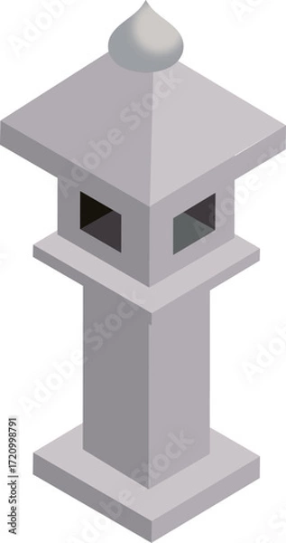 Obraz とうろうのベクターイラスト素材