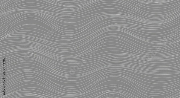 Fototapeta Elegant flowing lines on grey backdrop create modern texture, perfect for sophisticated backgrounds, website designs, and contemporary presentations
