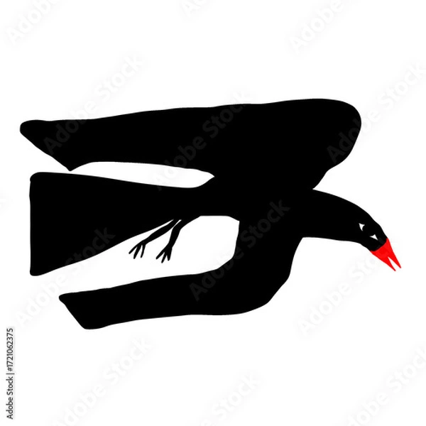 Obraz Black Crow Cartoon