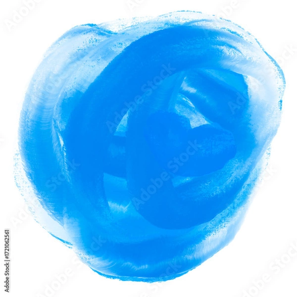 Obraz ice cube on white background