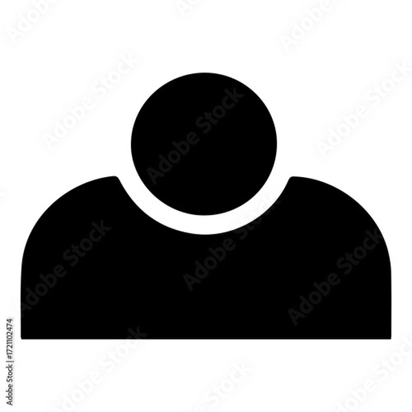 Fototapeta A black and white headshot of a person. The headshot is of a man with a beard and a mustache. The man is wearing a black shirt and black pants