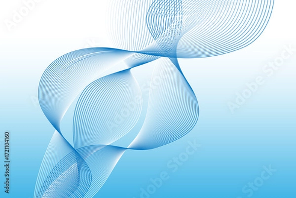 Fototapeta 青のグラデーション　アブストラクト背景05