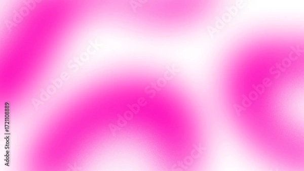 Fototapeta Glowing pink gradient wave with noise texture with transparent background