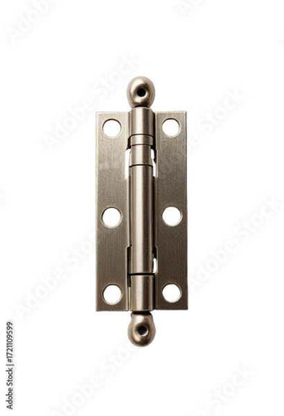 Fototapeta Metal hinge, double-action,  simple design