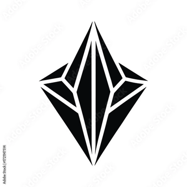 Fototapeta Abstract Futuristic Shape Icon Art