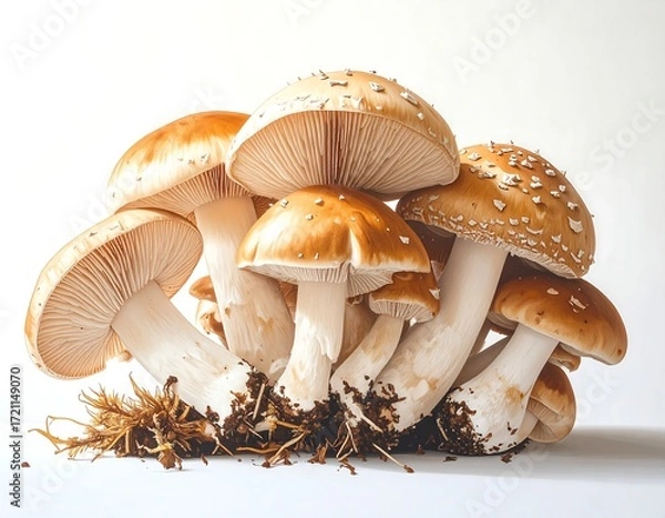 Obraz Cluster of mushrooms