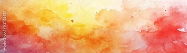 Fototapeta Creating vibrant watercolor art studio space artwork creative environment close-up artistic expression