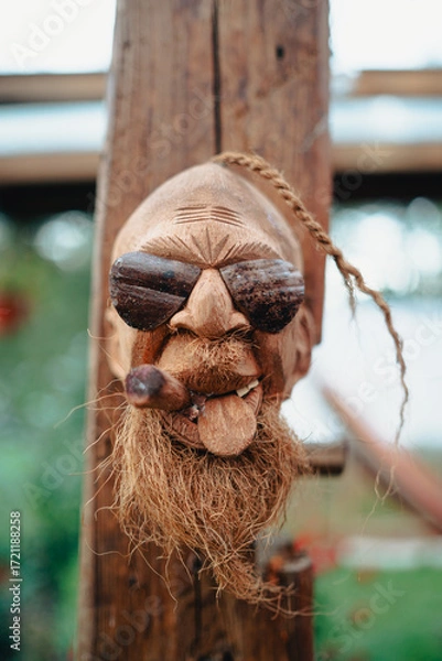Obraz Wooden mask