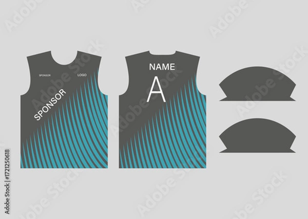 Obraz Modern  jersey Creative Clean and Simple template Design