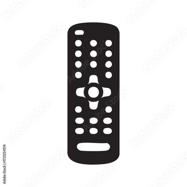 Fototapeta Remote Control Vector Illustration A Simple Design for Electronics Technology Devices and Television Controlling, Convenient and User Friendly