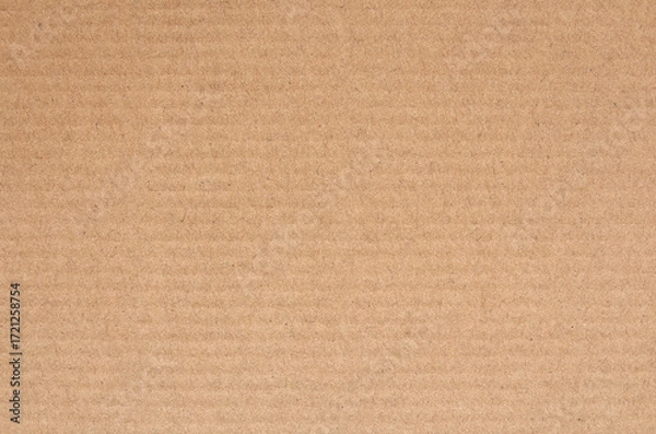 Fototapeta Cardboard sheet texture background, detail of recycle brown paper box pattern.