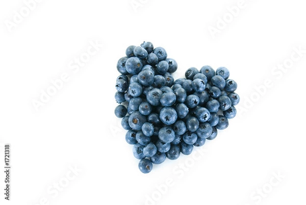 Obraz blueberry heart