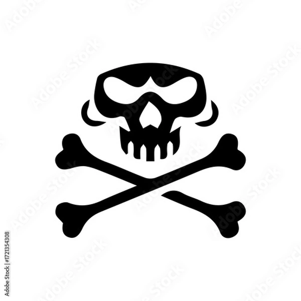 Fototapeta skull and crossbones