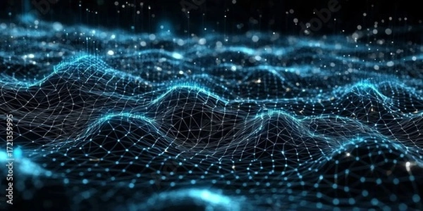 Fototapeta Advantages and Applications of Mesh Network Technology