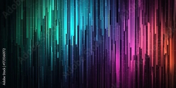 Fototapeta Stunning Futuristic Background with Abstract Color Patterns.