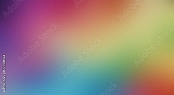 Fototapeta Soft Pastel Rainbow Gradient Background: Subtle Textured Blurred Design for Websites, Presentations, and Branding.