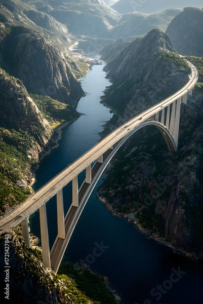 Fototapeta Exploring Iconic Bridges: iscover the Architectural arvels Spanning the Globe nd Their Cultural Significnce