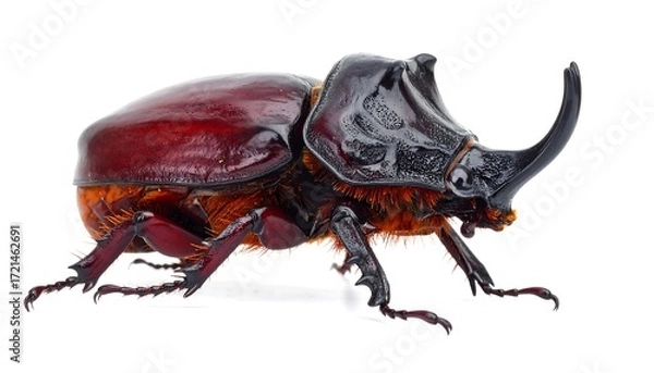 Obraz Close-up profile of a large beetle