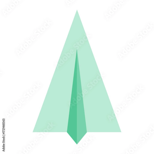 Obraz Papierflieger - farbiges Icon