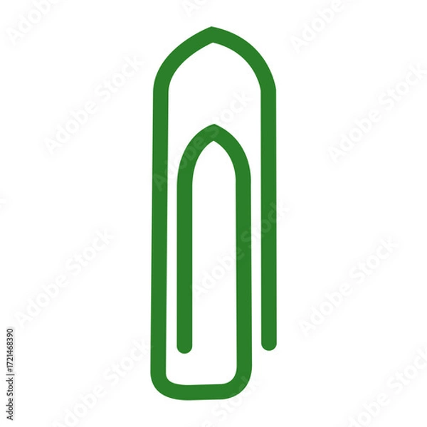 Obraz Büroklammer - farbiges Icon