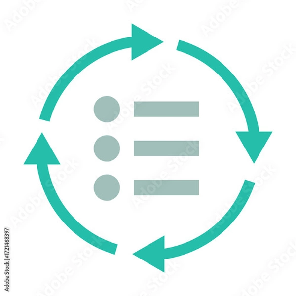 Obraz Informationsupdate - farbiges Icon