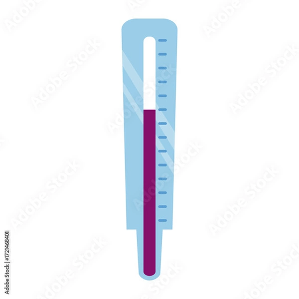 Obraz Thermometer - farbiges Icon