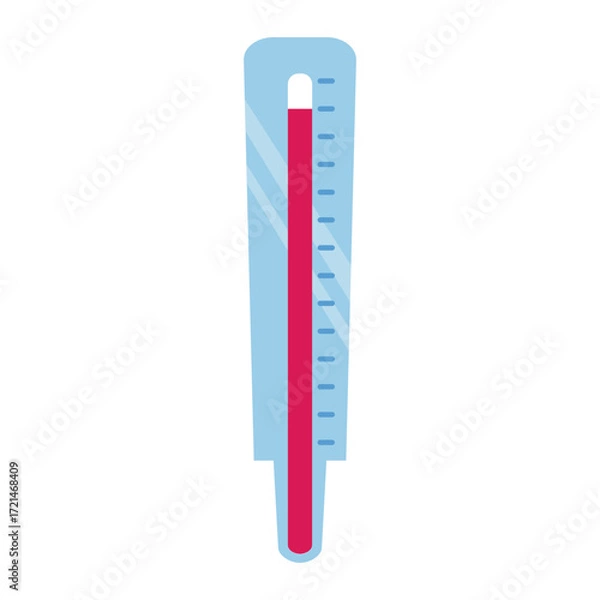 Obraz Thermometer - farbiges Icon