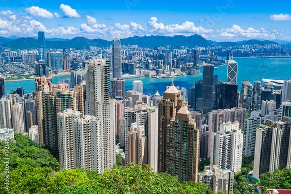 Obraz 香港　ビクトリアハーバー