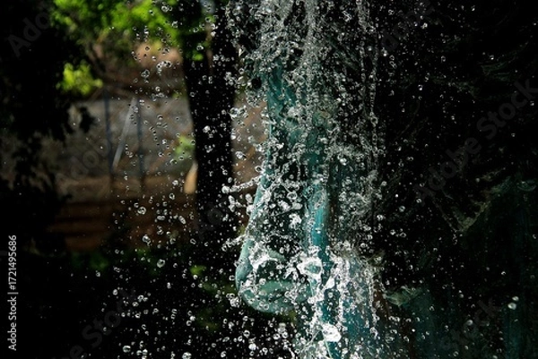 Obraz water fountain in the park