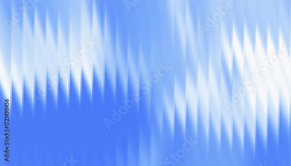 Fototapeta Blue and White Abstract Vertical Striped Gradient Background