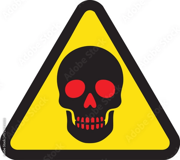Obraz Toxic Warning Sign