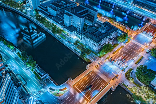 Obraz 淀屋橋夜景