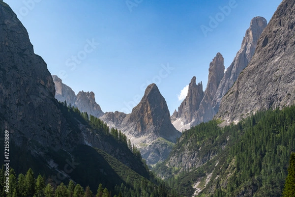 Obraz Blick auf die Dolomiten.